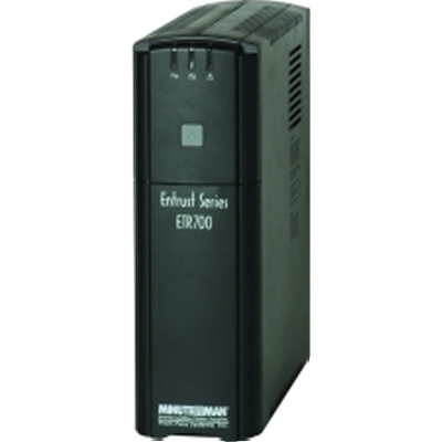 ETR700P15 700VA/420W 120 VAC Line Interactive UPS with 15ft Power Cord for Desktop or Floor