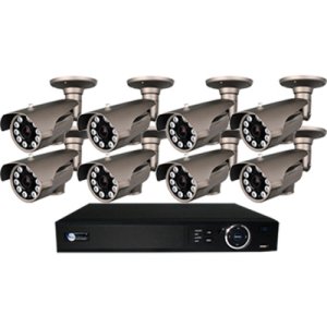 8 960H Bullet Security Camera IR 300ft. Varifocal 2.8-12mm DVR Kit for Business Commercial Grade