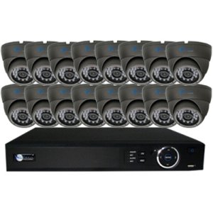 16 Dome IR Security DVR Kit for Business Professional Grade 