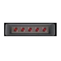 AKE-5RH Essex AKE-5 Keypad Keyless Entry, Red  Illumination, Horizontal Black and Grey Overlays