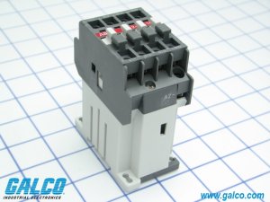 4 pole, 25 amp, across the line block contactor with 24V DC coil and no auxiliary contacts