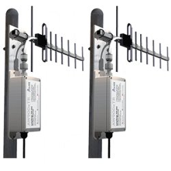 AW900XTR-PAIR AvaLAN Ethernet bridge pair, (2) 900MHz radios with external 11dBi Yagi Antennas and 2.5dBi Omni-Directional