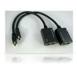 AZHDMI30A HDMI Extender PigTail over Cat5e, 100ft for 1080p. Sold in Pair