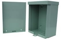 BW-118G Mier Outdoor Enclosure with Screw Cover 6"W X8"H X4"D Gray