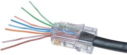 CD-EZRJ455E RJ45 Cat 5e EZ-Term Cable Connectors (100 count)