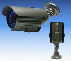 CV-7760D 1/3" Sony CCD, 540 TVL IR Bullet, 4~9mm Varifocal Lens, 12V DC / 24V AC, 100ft IR Range