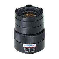 H2Z0414C-MP Computar 1/2" 4-8mm f1.4 Manual Iris Megapixel C-Mount Lens