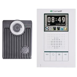 Comelit USA HFX-700R Hands-Free Video Intercom Kit with Audio and Video Recording
