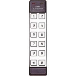 K1-26I Access Control Thinline 2x6 Keypad - Black