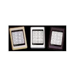 K1-34B-ERM3 Essex K1 Series 12 pad 3x4 Keypad w/ Brass Finished  Bezel + Encoded Relay Module (3 Relays)