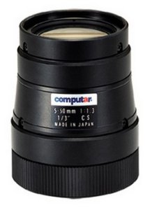 T10Z0513CS 1/3” 5-50mm Varifocal, Manual Iris Lens