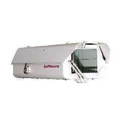 V1407-16 Camera Housing, Indoor/Outdoor, 16 inch Internal, Pneumatic Supporting Lid