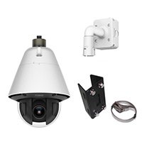 VB-R10VE-WMK-PMA Canon 4.4~132mm Varifocal 30FPS @ 1280 x 960 Outdoor Day/Night Dome IP Security Camera 12VDC/24VAC/PoE - Pole Mount