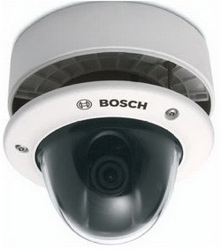 Indoor/Outdoor VDC-455V03-20S BOSCH CAMERA FLEXIDOME-XT+, COLOR NTSC, 540TVL, 12VDC/24VAC 60HZ, W/2.6-6MM F1.4 VARIFOCAL, WHITE, SMB.