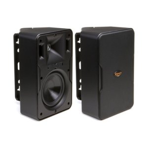 6" OUTDOOR BLACK SPEAKER (PAIR)