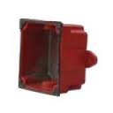 E50SBR WHEELOCK RED BACKBOX F/E50