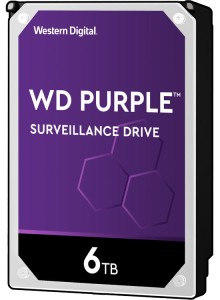 WD Purple Surveillance 6TB AV 3.5" Hard Disk Drive for DVRs/NVRs