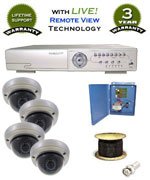 WG4-760 DVR / AccuDome WACD-400IR Video Surveillance System
