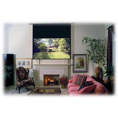 104008L Draper Access/Series E Motorized Front Projection Screen (108" x 108"), with Low Voltage Controller