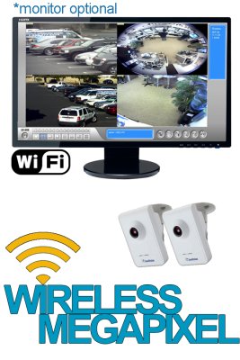 Two Camera Wireless 1.3 Megapixel IP Camera Bundle - GV-CBW-2CH-BUNDLE