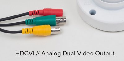 Analog and HD-CVI IR White Bullet w/ Motorized 7-22mm Varifocal Lens, 150ft IR & DC12V