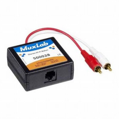 500028 MuxLab Stereo Hi-Fi Balun