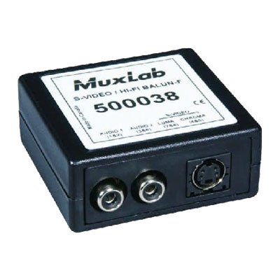 500038 MuxLab VideoEase S-Video/Hi-Fi Balun