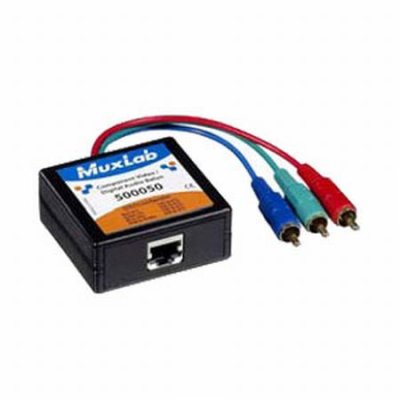 500050 MuxLab Component Video/Digital Audio Balun - Male