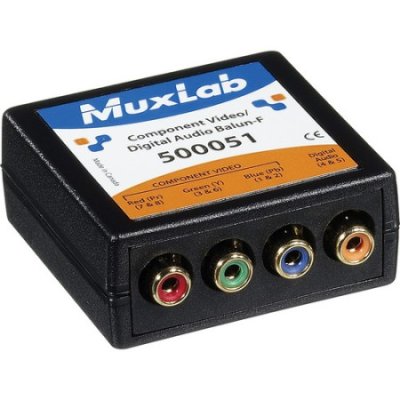 500051 MuxLab Component Video/Digital Audio Balun (Female)