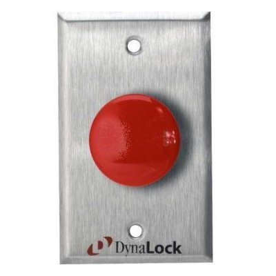 6230-NR-CB-NC Dynalock Palm Switch, MOM, FORM Z, Narrow Plate - 1-3/4” wide, substitute, additional set of momentary NO or NC contacts.