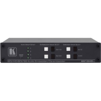 6810HDXL Kramer 3G HD-SDI AES Audio Embedder and De-embedder