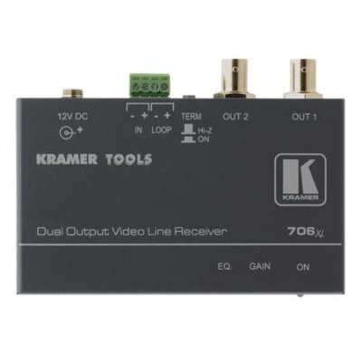 706xl Composite Video over Twisted Pair Branching Receiver