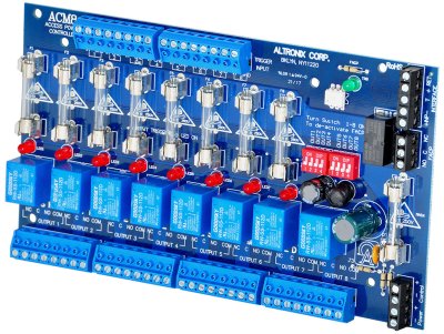 ACM8 Altronix 8 Output Access Power Controller Module - UL Recognized Component.