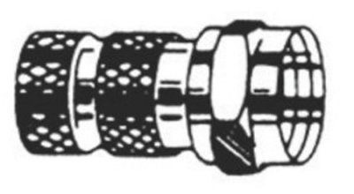 DC-257121 75 Ohm RG-59 Twist-On "F" Connector