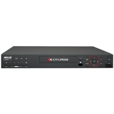 Pelco DX4104-1000 4 Channel H.264 DVR, 1TB