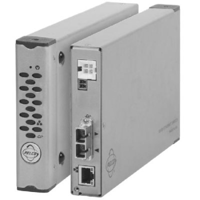 Pelco FX82011MSCR-2 Multimode Ethernet Media Converter, 2 Fiber, SC Connector