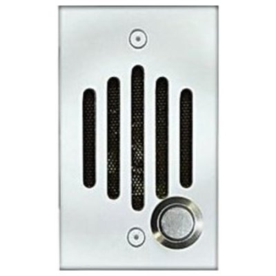 IU-0242P Channel Vision Front Door IU-Single Gang, No Camera, Chrome Finish, Panasonic Compatible