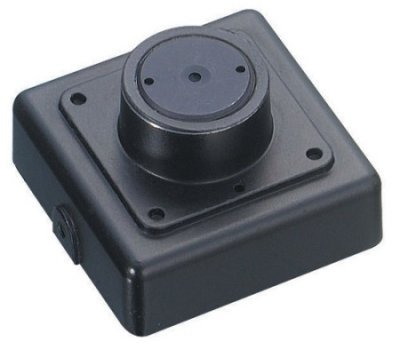 High Res Color Mini Square Camera - 480TV Lines 30x30 - Flat Pinhole