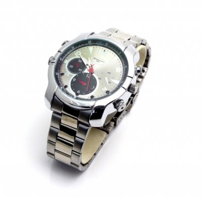 NightWatchSilver8GB: Silver Watch with Night Vision 8GB*