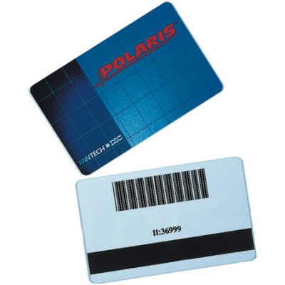 POL-C1CN Kantech Polaris Magnetic Card Stripe Card Pre-Programmed w/ Card Number Imprinted On Back Of Card (also includes bar code)