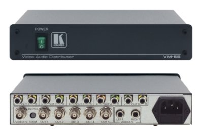 VM-5S 1:5 Composite Video & Stereo Audio Distribution Amplifier