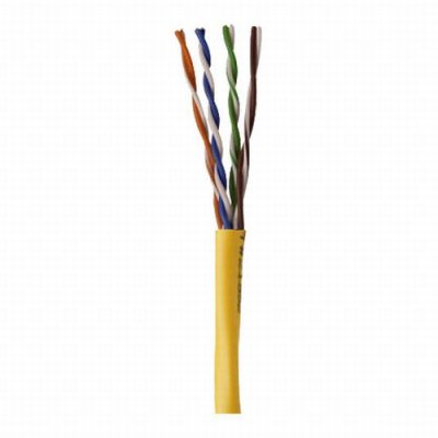 96263-46-02 Coleman Cable 1000' Network Cable Unshielded Twisted Pairs (UTP) - CAT5 - Pull Box - Yellow