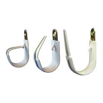 CCP32-100 Platinum Tools 2" Standard Cable Cage Polypropylene J Hooks - Size 32 - Box of 100