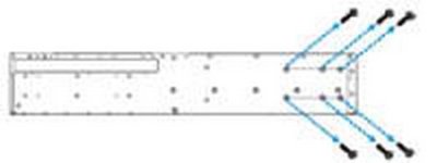 DVA-ASRK-32A BOSCH DISKARRAY 16 BAY SLIDERRAIL 26-36IN. (FOR 8TB SCSI RAID)