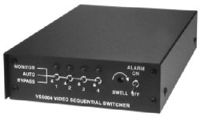 VS5104 Pelco Sequential Desktop Switcher 4 In X 1 Out 120VAC