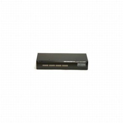 MMAUSB314SK Minuteman 4 Port USB KVM Switch with Audio/Microphone