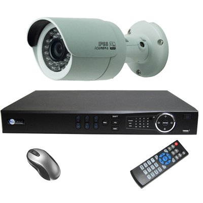 1 HD 1080p Megapixel Bullet IR NVR Kit for Business Commercial Grade