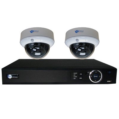 2 Dome Camera DVR Kit for Business Professional Grade