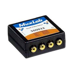 500032 MuxLab Quad Video Balun - RCA