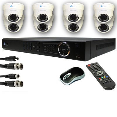 8 Dome IR 960H DVR Kit for Business Commercial Grade